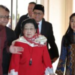 Megawati stellt dem Kronprinzen von Abu Dhabi Pancasila als einigende Philosophie der indonesischen Nation vor