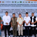 PRR Task Force weiht Huntara in Süd-Tapanuli und sieben anderen Regentschaften gleichzeitig ein