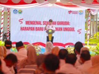 16 Garuda-Flaggschiffschulen eröffnet, eine davon in Südost-Sulawesi