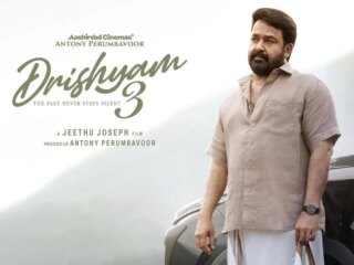 Mohanlal enthüllt Drishyam 3-Poster mit einem gruseligen Rückruf zu Drishyam 2 und neckt damit Georgekuttys nächsten Kampf