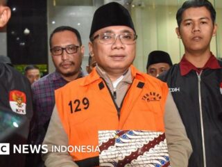 Der ehemalige Religionsminister Yaqut Cholil Qoumas wurde offiziell von der KPK festgenommen