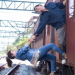 Wamiqa Gabbi führt mit Akshay Kumar einen riskanten Train-Edge-Stunt aus