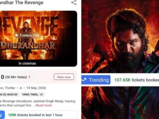 Ranveer Singhs „Dhurandhar The Revenge“ übertrifft Allu Arjuns „Pushpa 2“ zur Spitzenzeit auf BookMyShow, da die Buchungszahlen am Eröffnungstag auf gewaltige 110.000 Tickets pro Stunde ansteigen