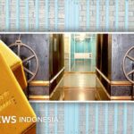 Tresore in den USA, in denen Tonnen von Goldbarren aus verschiedenen Ländern aufbewahrt werden