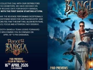 Die Veröffentlichung von „Bhooth Bangla“ wurde auf den 17. April verschoben, die kostenpflichtige Vorschau für den Film „Akshay Kumar“ beginnt am 16. April