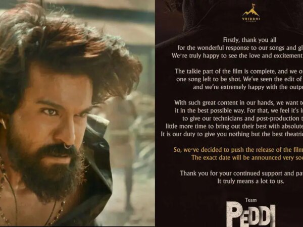 Die Veröffentlichung von Peddi wurde auf Juni verschoben, die Filmemacher von Ram Charan bestätigen die Verzögerung mit einem besonderen Hinweis