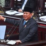 Punkte aus Prabowo Subiantos Rede auf der DPR-Plenarsitzung