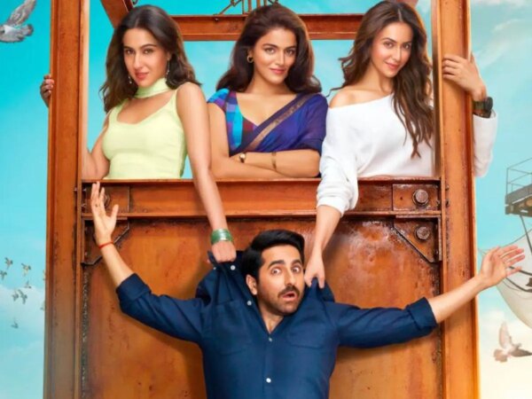 Ayushmann Khurrana, Wamiqa Gabbi, Sara Ali Khan und Rakul Preet Singh stecken in einem Film fest, der Lärm mit Humor verwechselt