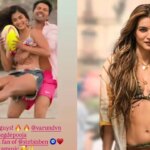 Kriti Sanon jubelt Stebin Ben, Varun Dhawan und Pooja Hegde nach der Freilassung von Tera Ho Jaun von Hai Jawani Toh Ishq Hona Hai zu
