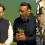 Jackie Shroff landet für die Great Grand Superhero Promotions in Lucknow und trifft Cm Yogi Adityanath